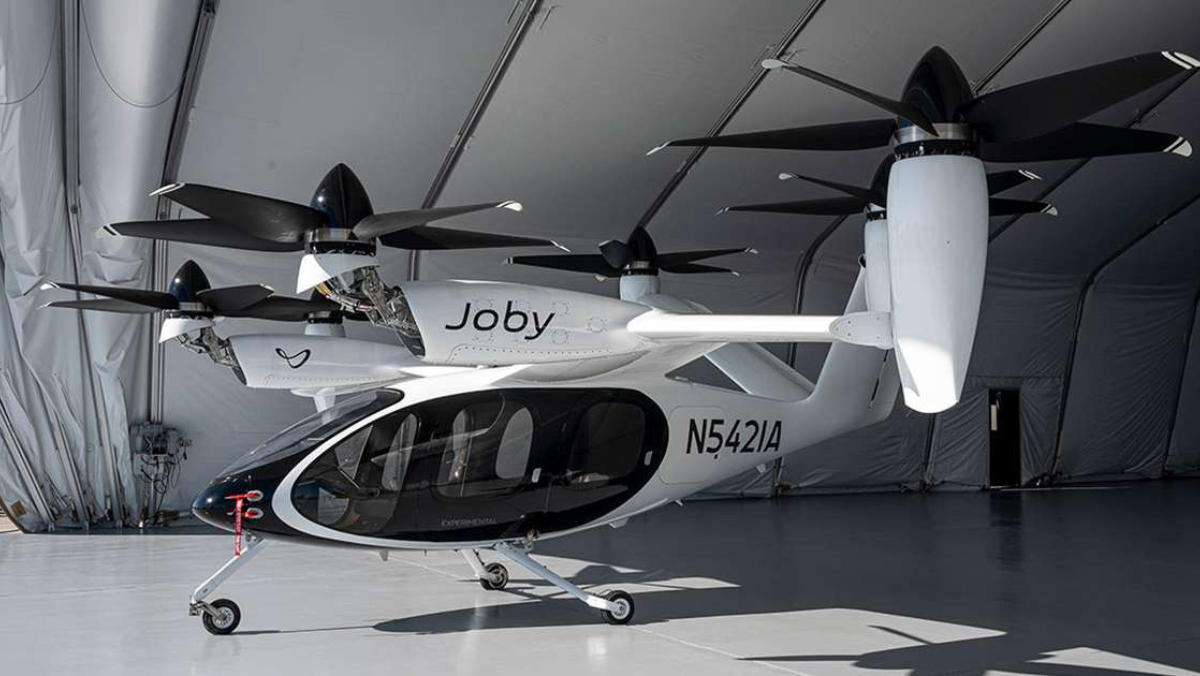 Joby Aviation eVTOL electric aircraft showcasing urban air mobility design